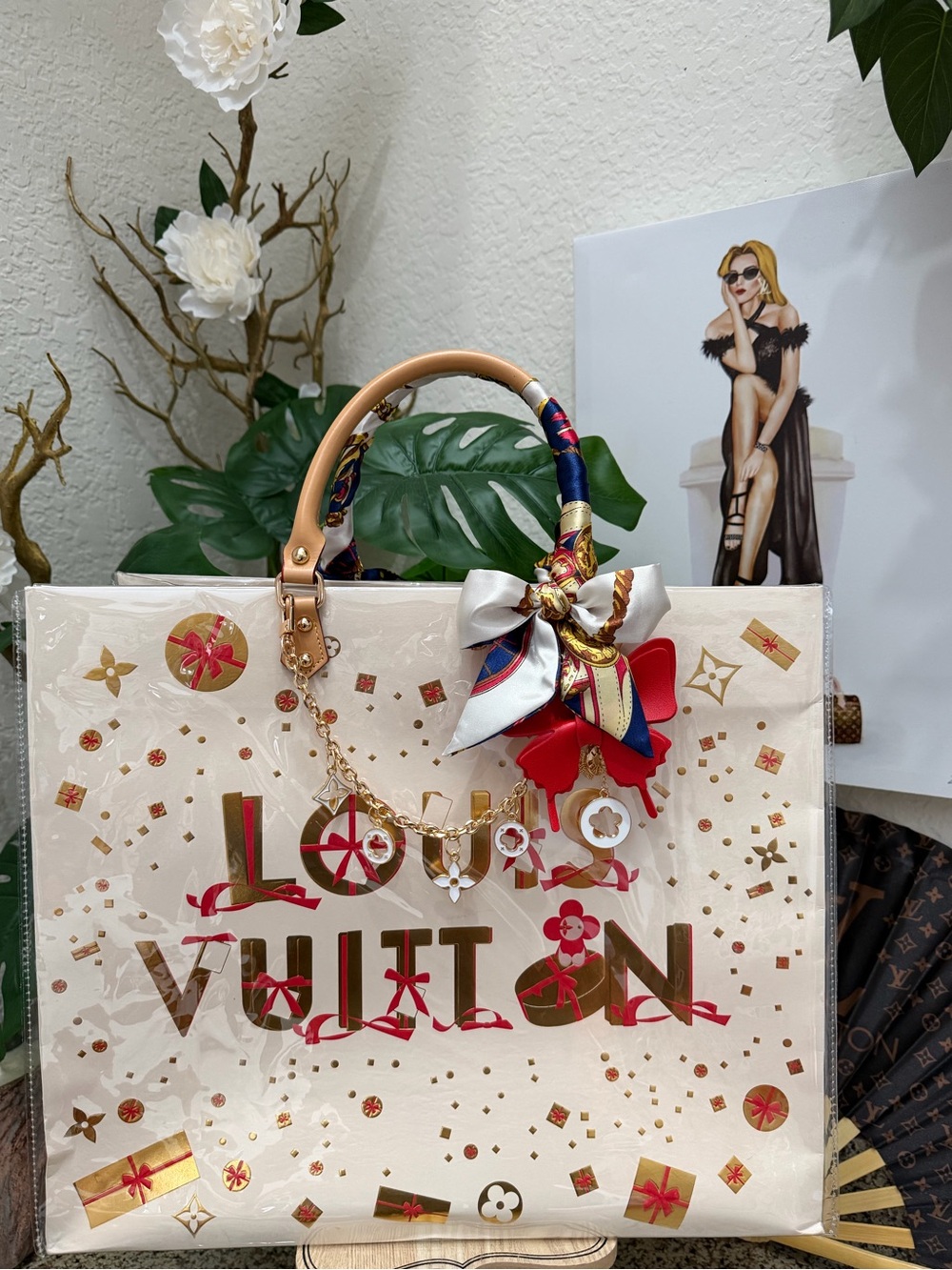 🤍♥️Louis Vuitton XL Gift Bag Tote♥️🤍